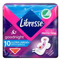 Libresse Ultra Night Wings - 10 stk