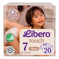 Libero Touch 7 Åpen Bleie 16-26 kg. - 20 stk.