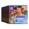Libero Comfort 4 Åpen Bleie - 6 x 37 stk.