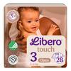 Libero Touch 3 Åpen Bleie 5-8 kg. - 28 stk.
