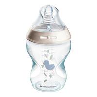 Tommee Tippee Natural Start Tåteflaske 260 ml. - Deco Hvit - 1 stk.