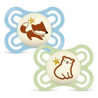 MAM Perfect Night Silk 0-6m Box Blue - 2 stk.