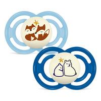 MAM Perfect Night Silk 16-36m Box Blue - 2 stk.