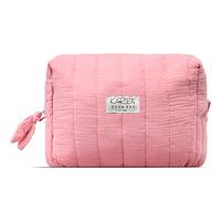 Karen Toalettmappe m. tekstur - Rosa - 1 stk.
