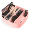 Gillian Jones Makeup Organiser med 4 rom - Rosa - 1 stk.