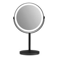 Gillian Jones Speil m. lys - Svart - 1 stk.