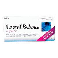 Lactal Balance vaginal vagitorier - 7 stk.