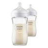 Philips Avent Natural Response Glass Babyflaske 3-6 m - 2 stk.