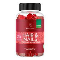 VitaYummy Hair & Nails Watermelon - 60 stk.