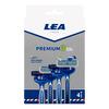 LEA Engangsbarberhøvel Premium 3 Fleksibelt hode - 4 stk.